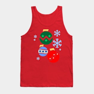 Colorful Christmas Balls Tank Top